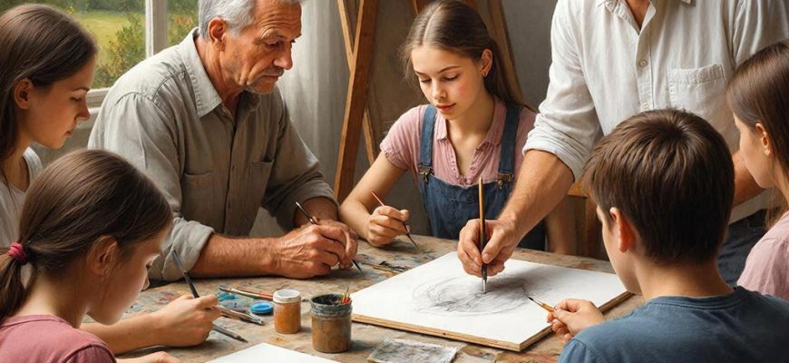 Распахните Своё Творческое "Я": Путешествие в Мир Рисования Через Мастер-Классы